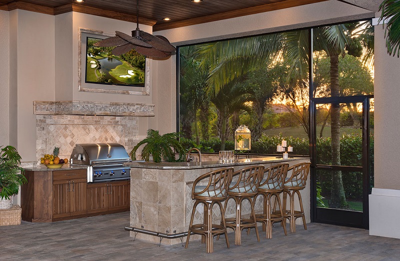 Outdoor kitchen remodel by Progressive Design Build