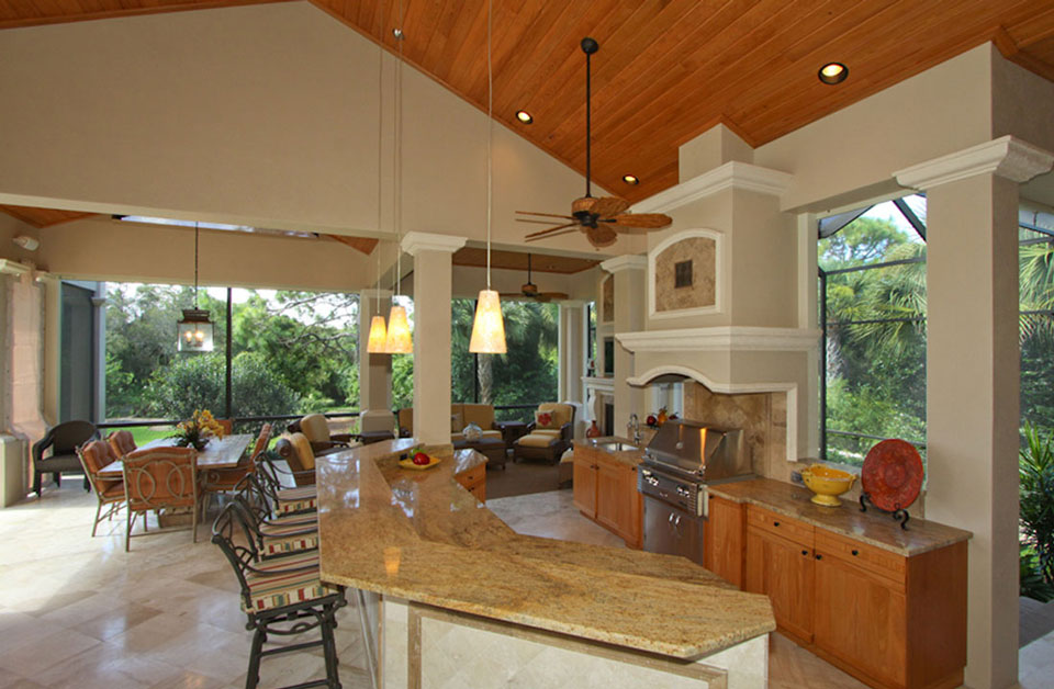 Outdoor Kitchen in Southwest Florida by Progressive Design Build