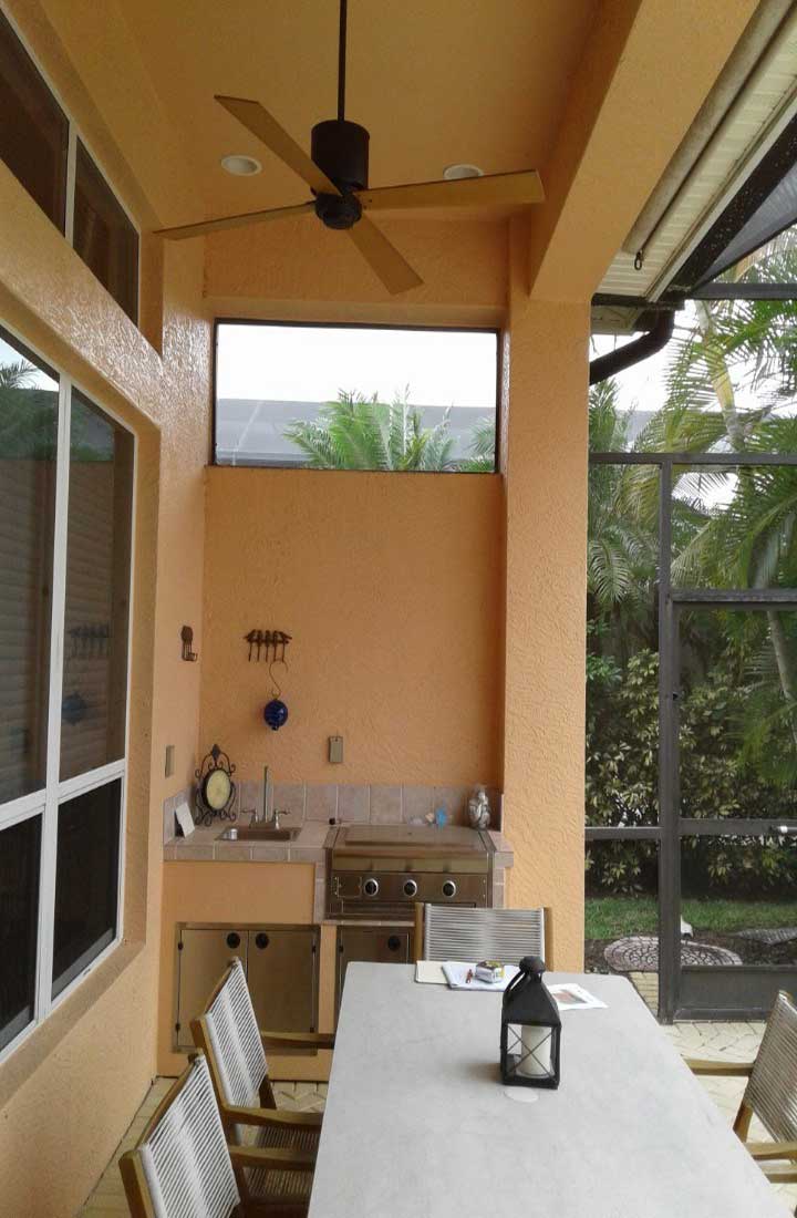 Bonita Springs Outdoor Kitchen Before Remodel