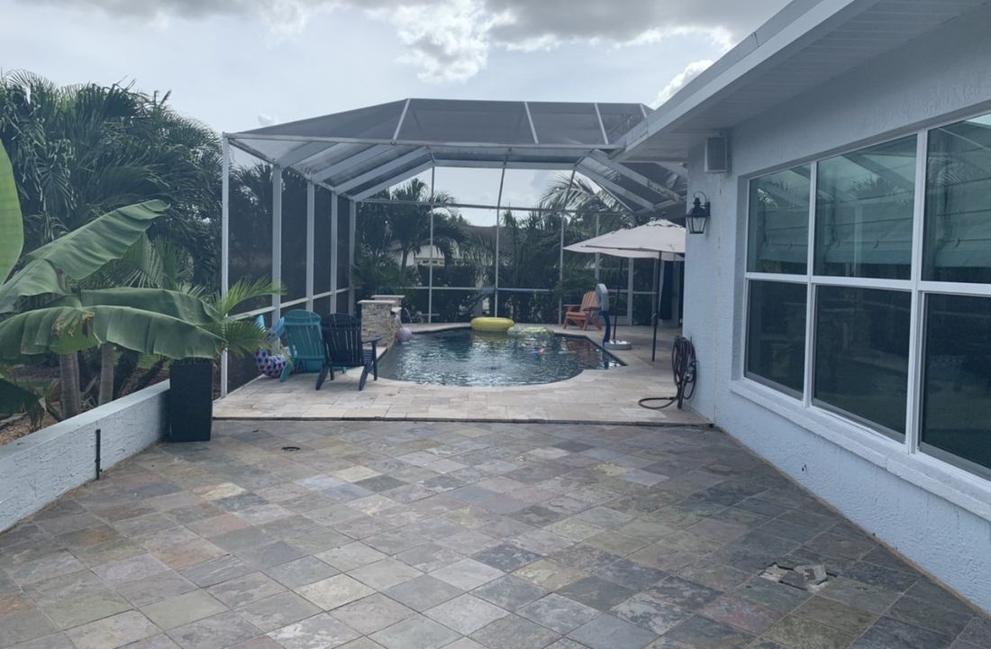 Fort Myers Outdoor Living Space Before Remodel