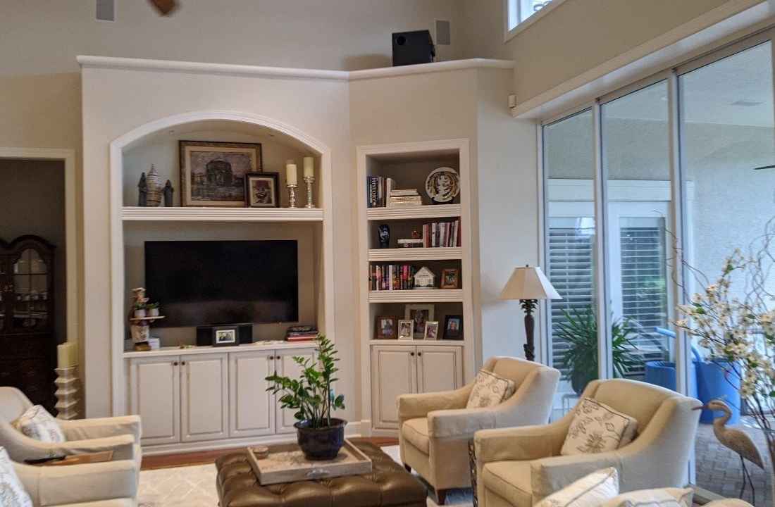 entertainment center in bonita springs before remodeling