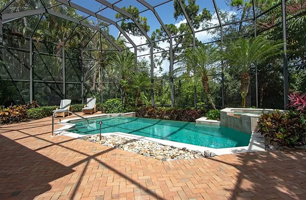 Lanai, Pool and Outdoor Kitchen Renovation in Bonita Springs