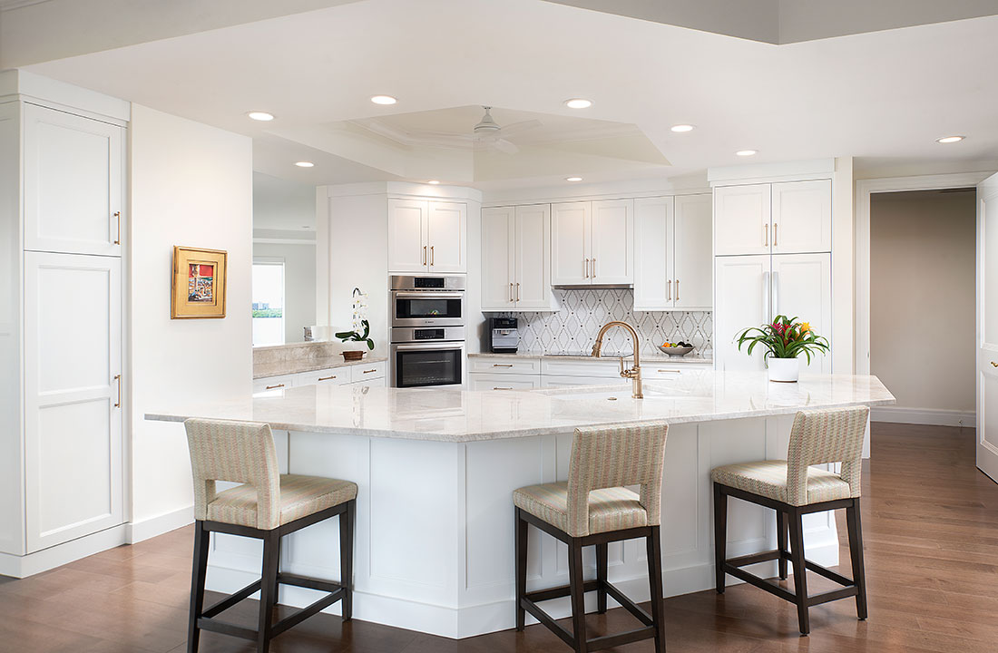 Kitchen Island Remodel in Bonita Bay FL