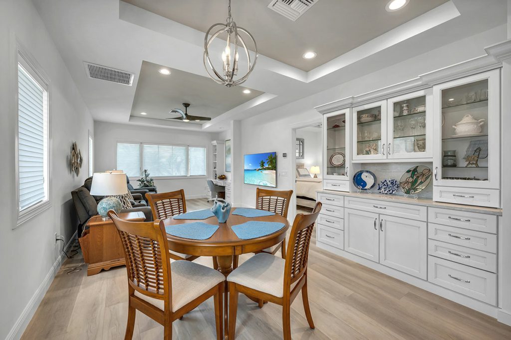 Dining Room with Built-in