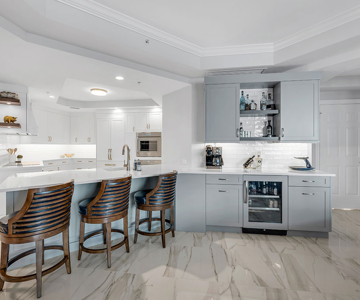 Complete condo remodel kitchen