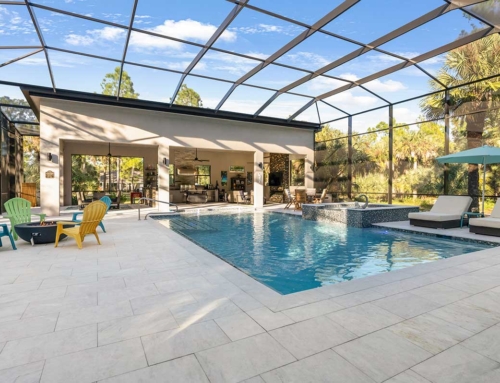 Luxury Outdoor Living Design in Naples, FL with Private Casita and Cabana